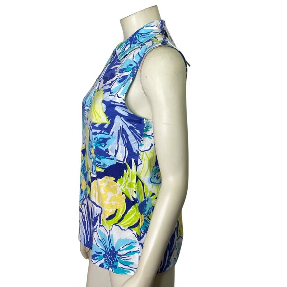 Rafaella$49 Women's Sleeveless Polo Shirt/top Lg NWT - Picture 7 of 10